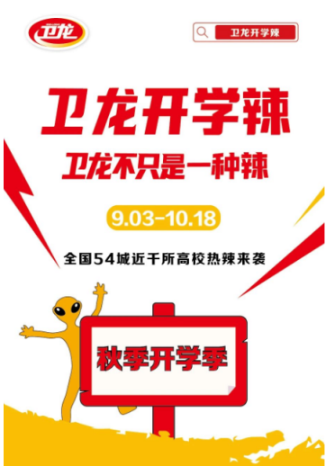 衛(wèi)龍開(kāi)學(xué)季營(yíng)銷新攻勢(shì)：精準(zhǔn)營(yíng)銷打入年輕人圈層(圖1)