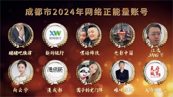 新網(wǎng)銀行榮獲成都市“2024年網(wǎng)絡(luò)正能量賬號”(圖2)